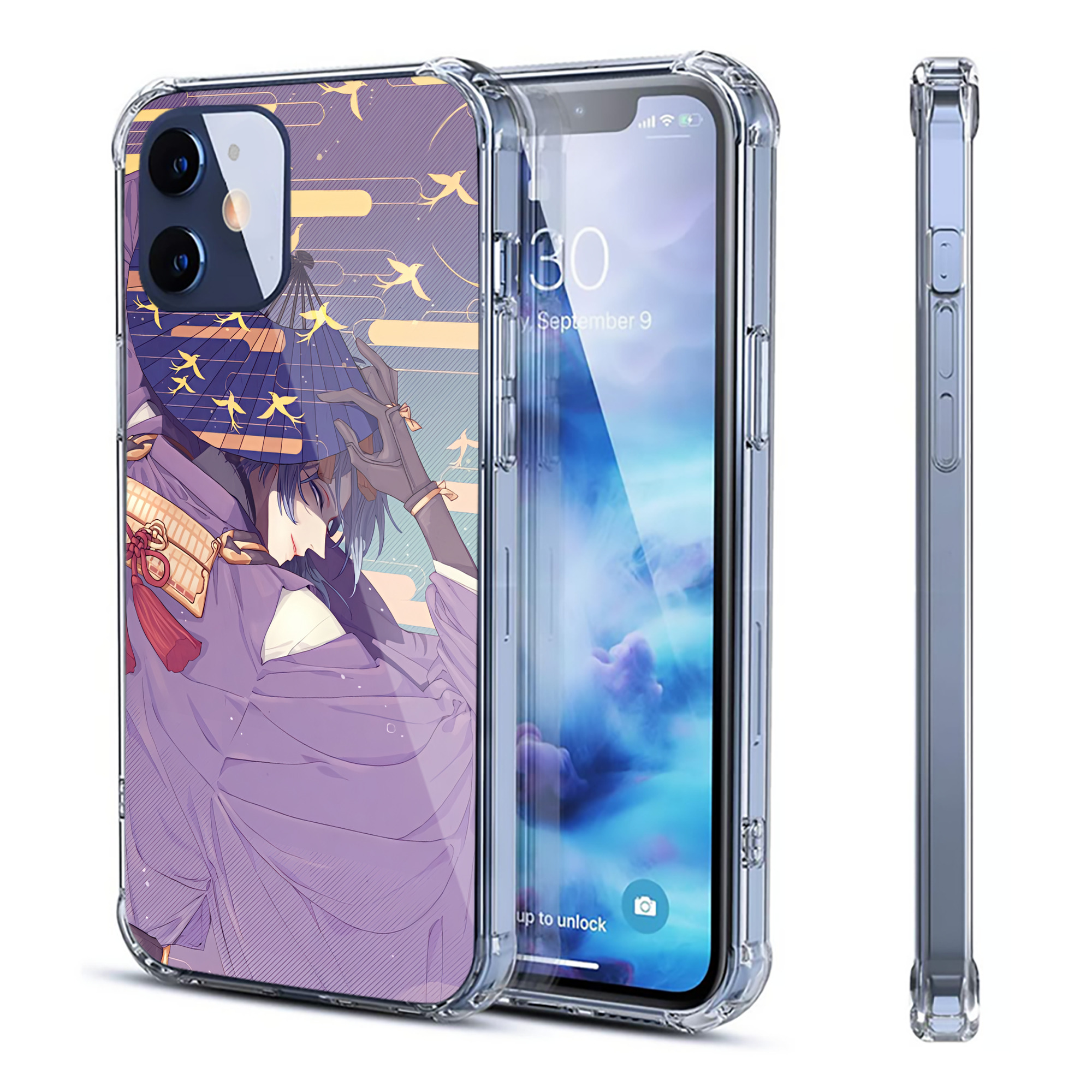 （画像用） 刀剣乱舞 Touken Ranbu 【iPhone 12シリーズ対応】透明スマホケース（クリアソフトケース）